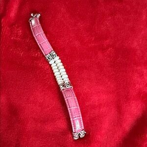 Honora Pink and Silver Bracelet